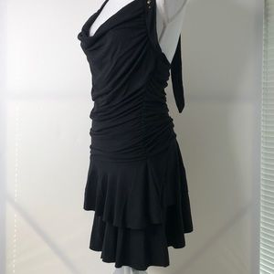 Black halter dress Size L